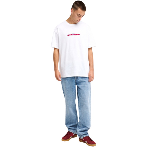 2026 Quiksilver Mens Relaxed Denim Jeans EQYDP03509 - Double Stone Used